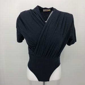 Vintage italian wrap bodysuit